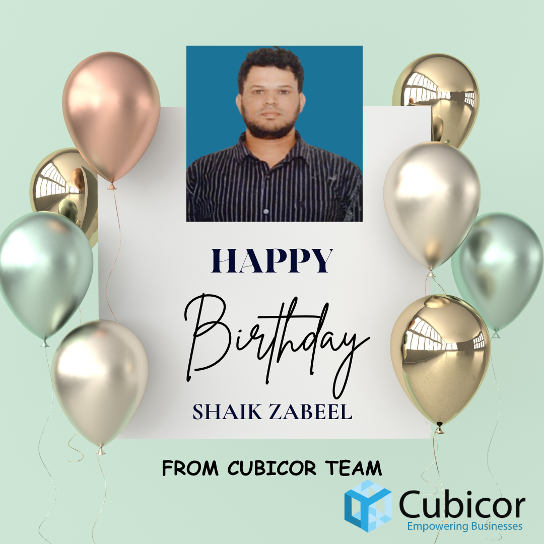 Cubicor Birthday Boy MOHD SHAIK ZABEEL 2024