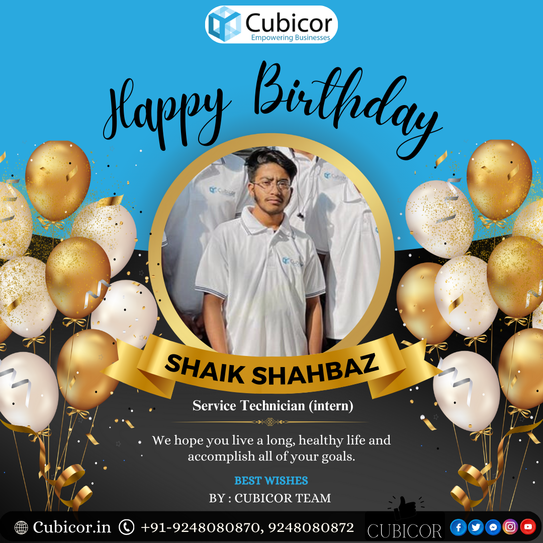 Cubicor Birthday Boy MOHD SHAIK SHAHBAZ 2024