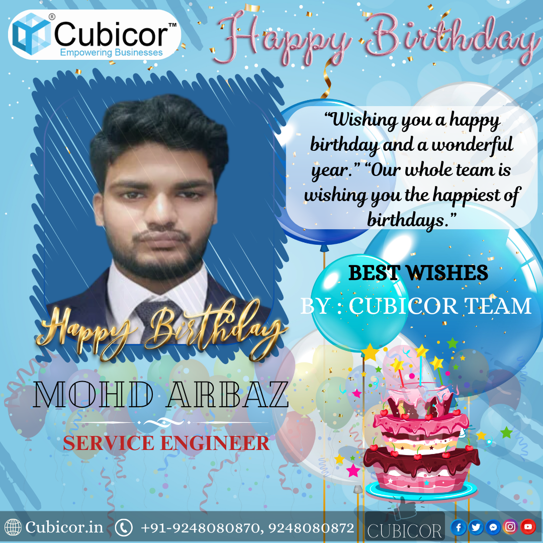 Cubicor Birthday Boy Arbaz 2024