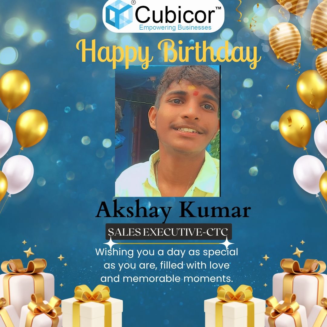 Cubicor Birthday Boy akshay 2024